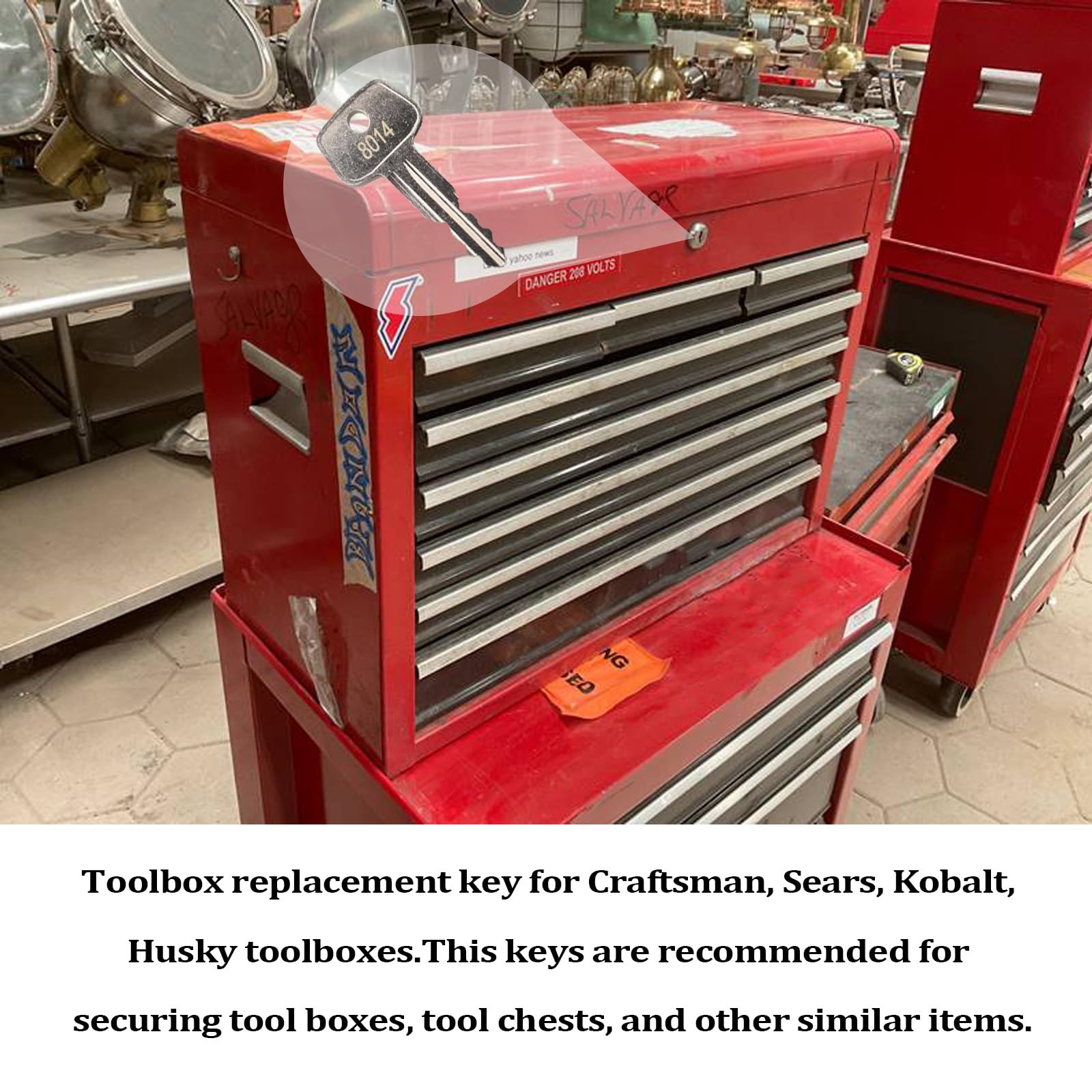 Toolbox Keys (8014) for Craftsman, Sears, Kobalt, Husky, Task