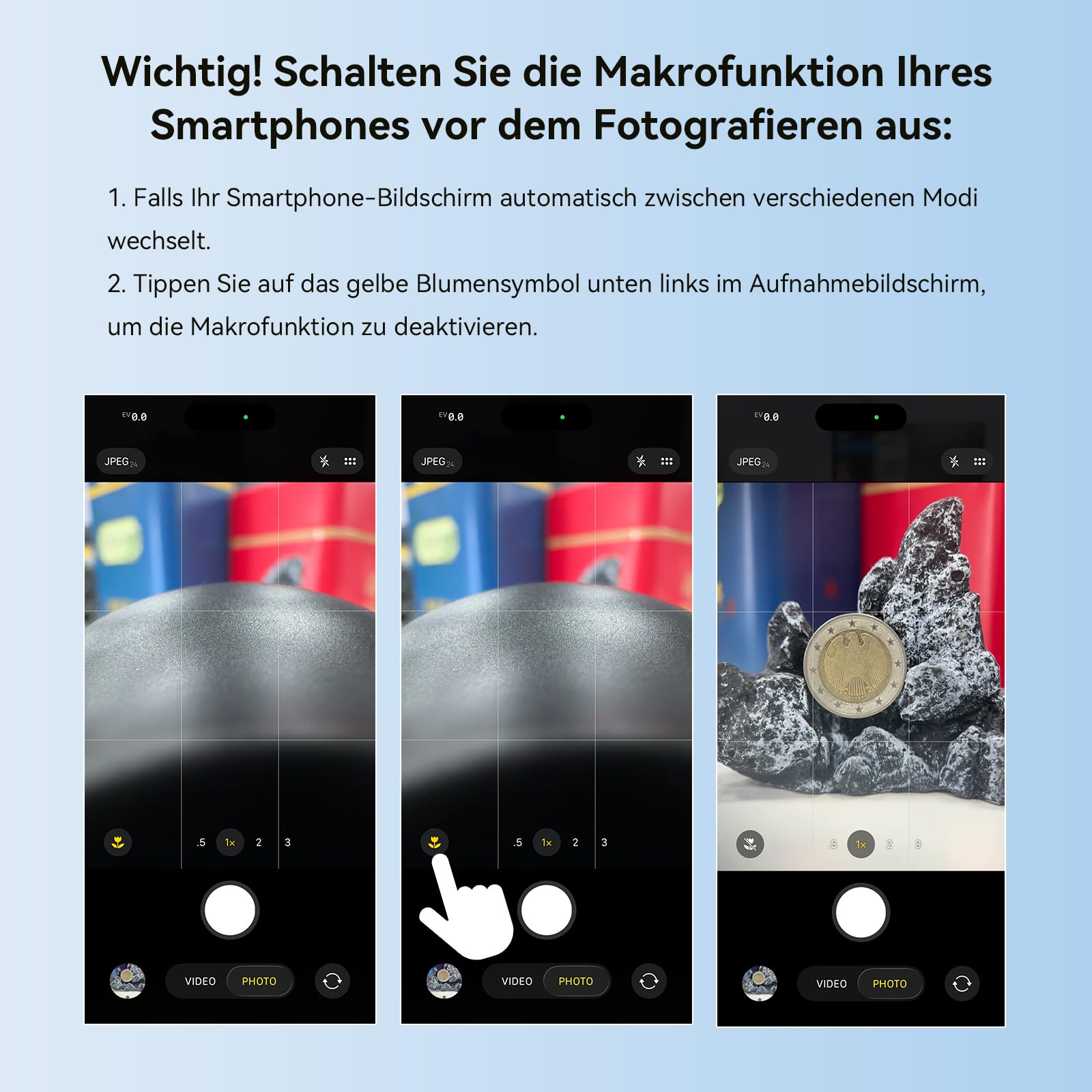 APEXEL Kompaktes 5x-10x Zoom-Teleobjektiv für Mobiltelefone mit Universalclip, Mehrfach Vergütetes Teleobjektiv, Geeignet für iPhone 17/16/15..., Samsung, Pixel und andere Smartphones,Schwarz