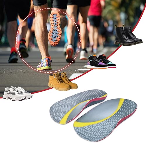 Miniatura 6 de Plantillas ortopédicas de 34 de longitud para alivio de fascitis plantar, pies planos, alivio inmediato del dolor durante todo el día, espalda baja,