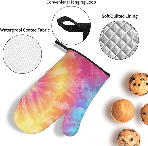 Miniatura 49 de Manoplas de horno y soportes para ollas, arte de mármol blanco y dorado, juego de 4 guantes de cocina resistentes al calor, antideslizantes