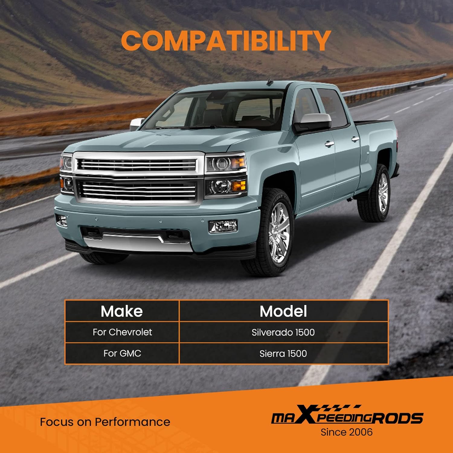 maXpeedingrods 5000 lbs Rear Air Suspension Bags Kit for Chevrolet Silverado 1500 GMC Sierra 1500 1999-2006 4WD Only Air Helper Spring Kit