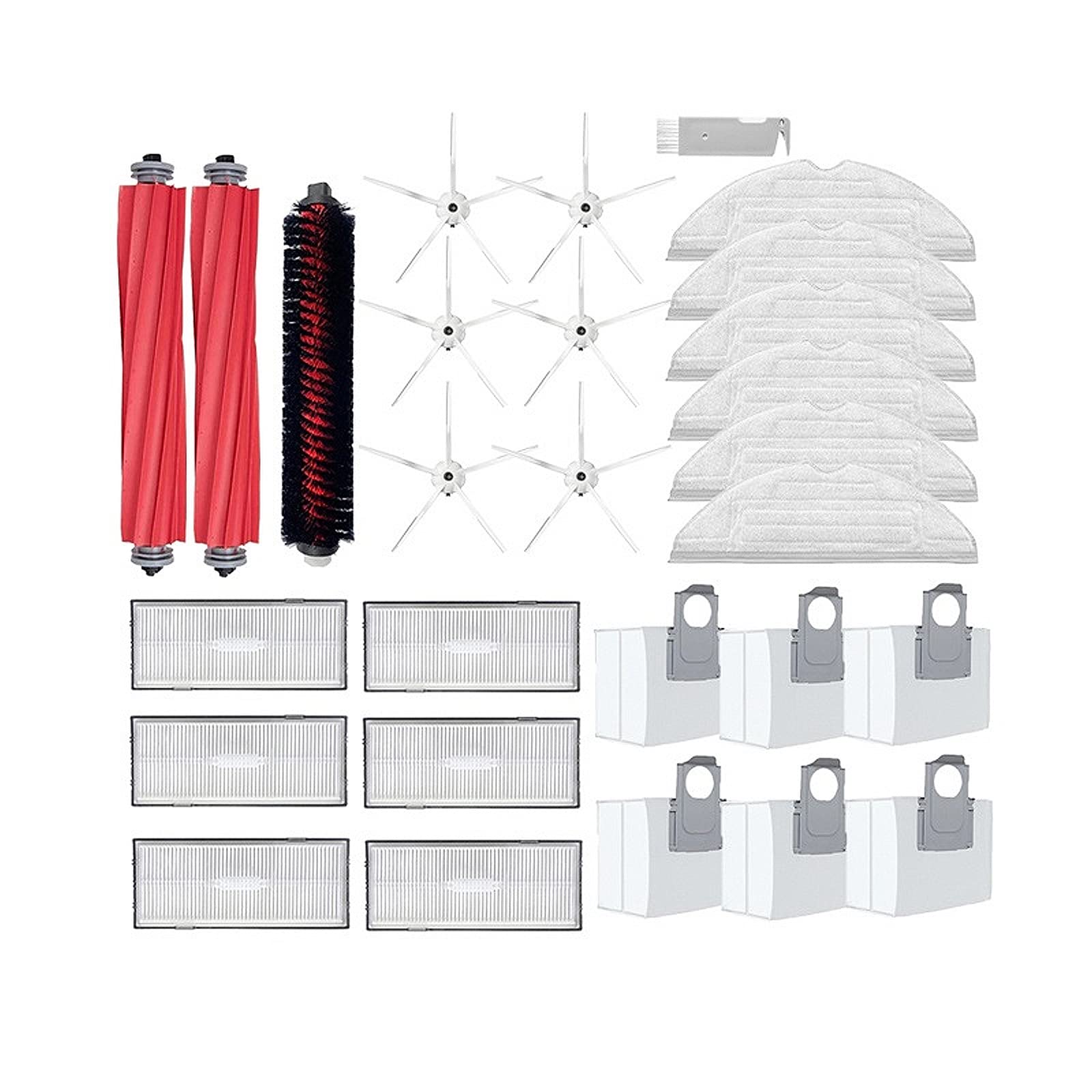 Jazuaiao HEPA Filter Main Side Brush Mop Cloth Bag for MaxV MaxV G10S G10S Robot Part Home Appliances Parts Robot Accessories Hepa Filter Bag