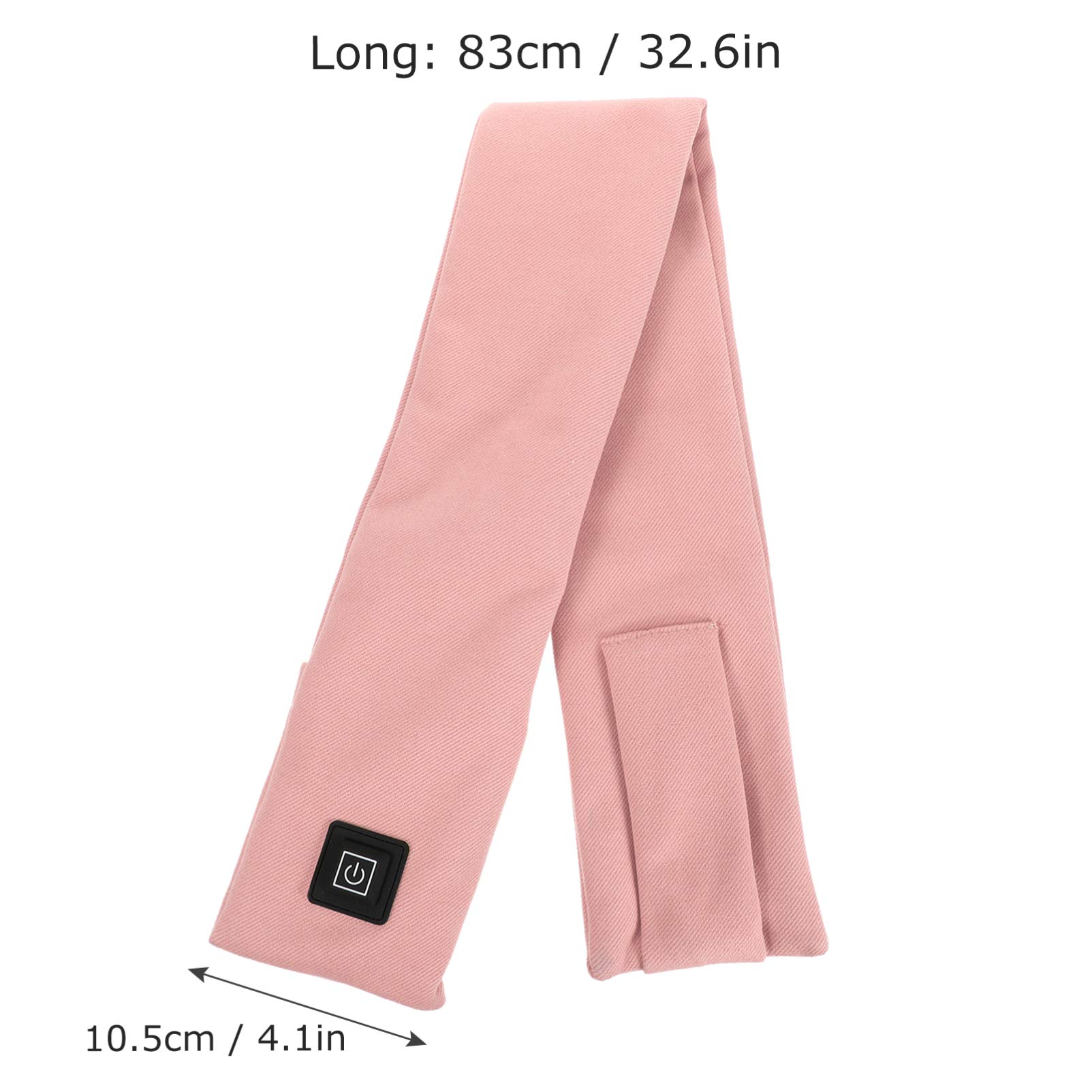 VICASKY Sciarpa Riscaldante USB Rosa Sciarpa Invernale da Tenere Calda Sciarpa Scaldacollo per Clima Freddo Scaldacollo per Uomo Donna
