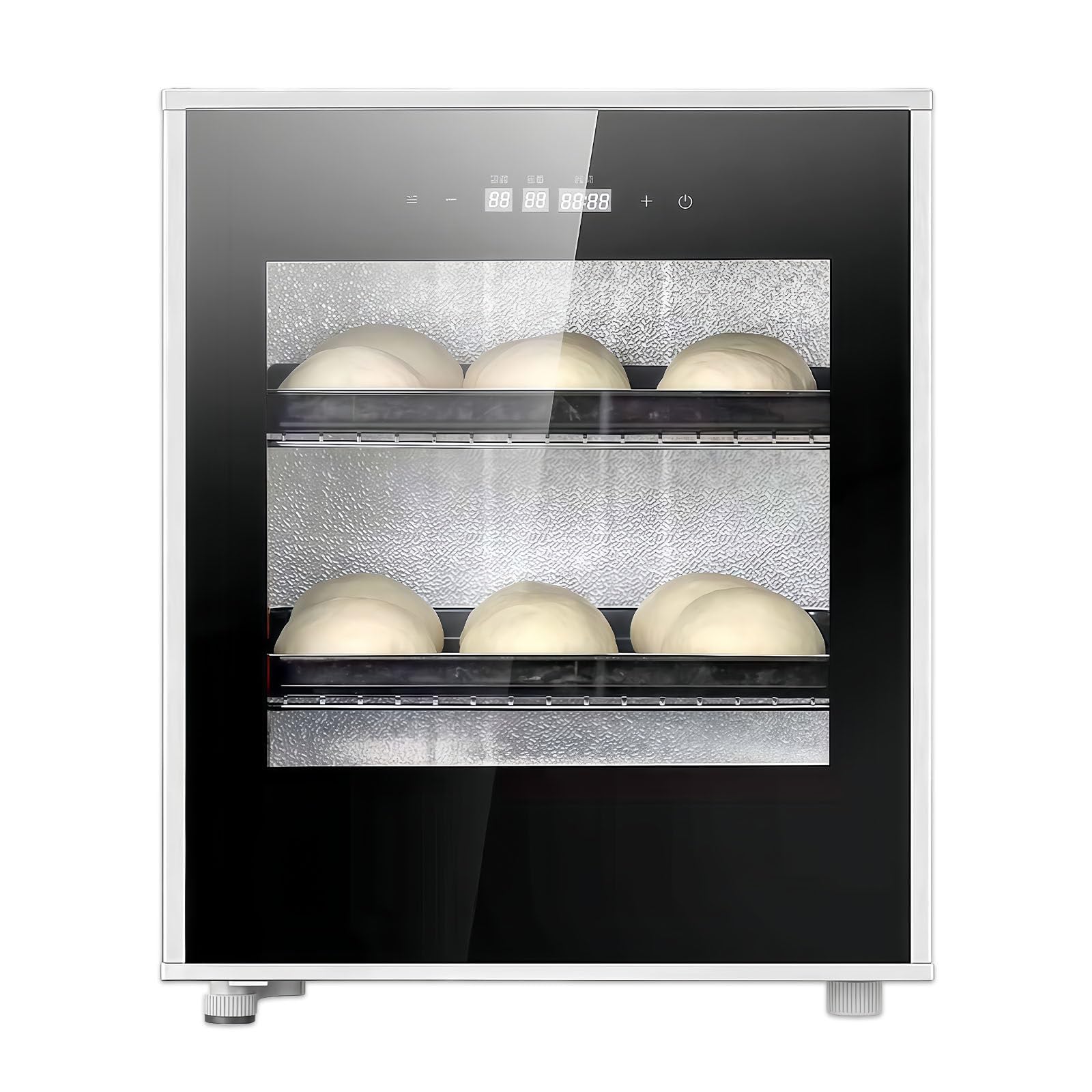 Glowdora 40l Electric Bread Proofer Box, Commercial-Grade Dough Proofing Box 20-50℃, Heated Countertop Proofer For Sourdough, Yogurt & Natto, Baking Machine For Even Fermentation