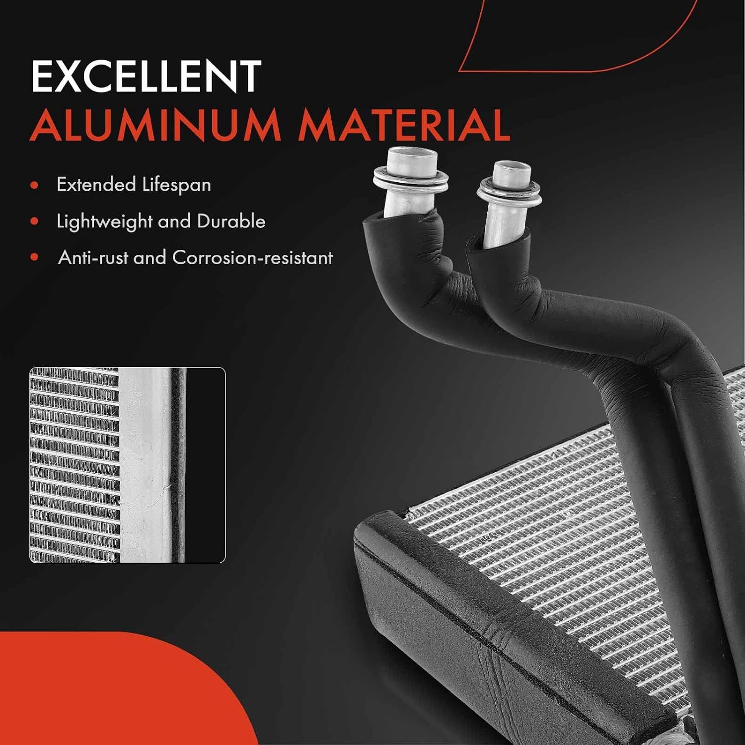 A-Premium Front AC Evaporator Core Compatible with Ford Fiesta 2014-2019
