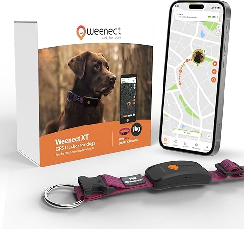 Miniatura 12 de Weenect Dog XT - Nuevo collar GPS para perros | Antena XL | Impermeable | Collar Julius-K9 integrado ultra duradero | Requiere suscripción