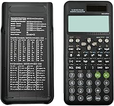 Wissenschaftlicher Taschenrechner, kompatibel mit FC-991ES Plus – 2. Auflage Wissenschaftlicher Taschenrechner mit 417 Funktionen für Schulbedarf, Schüler, Lehrer, Büro, Zuhause, schwarz
