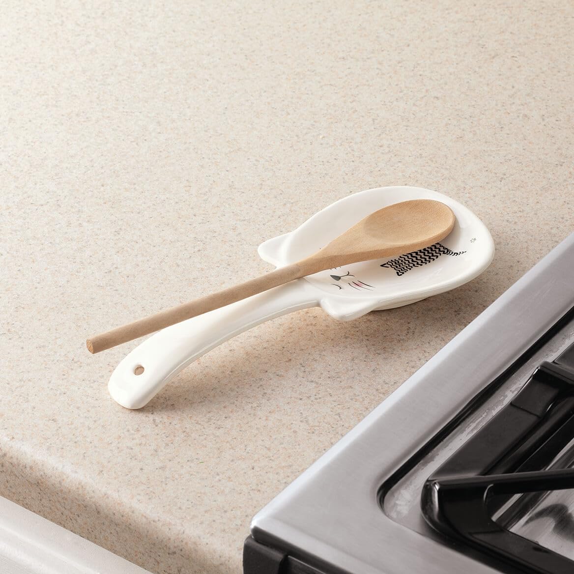 Ceramic Cat Spoon Rest