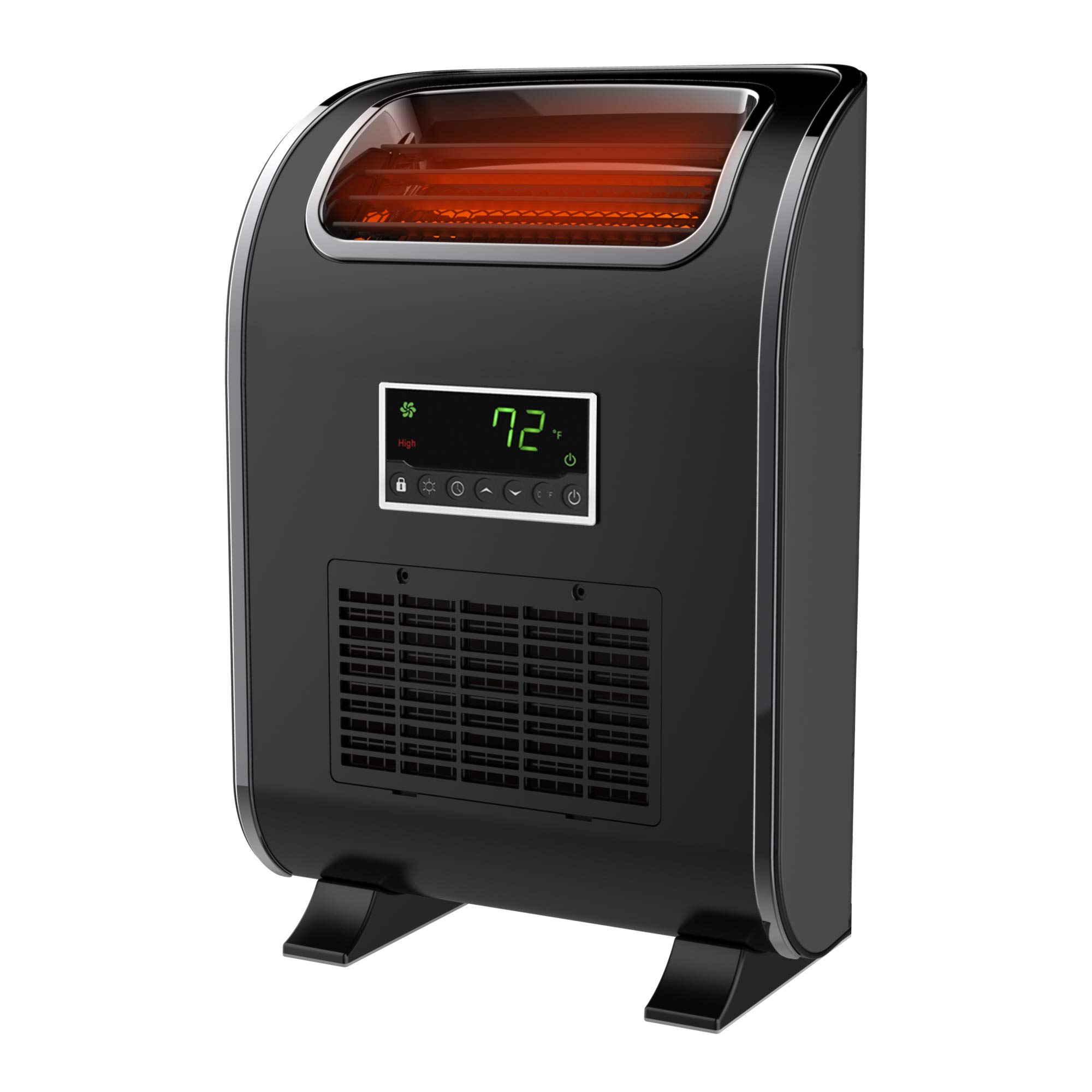 LifeSmart 3-Element Slim Line Heater Unit in Black Chrome