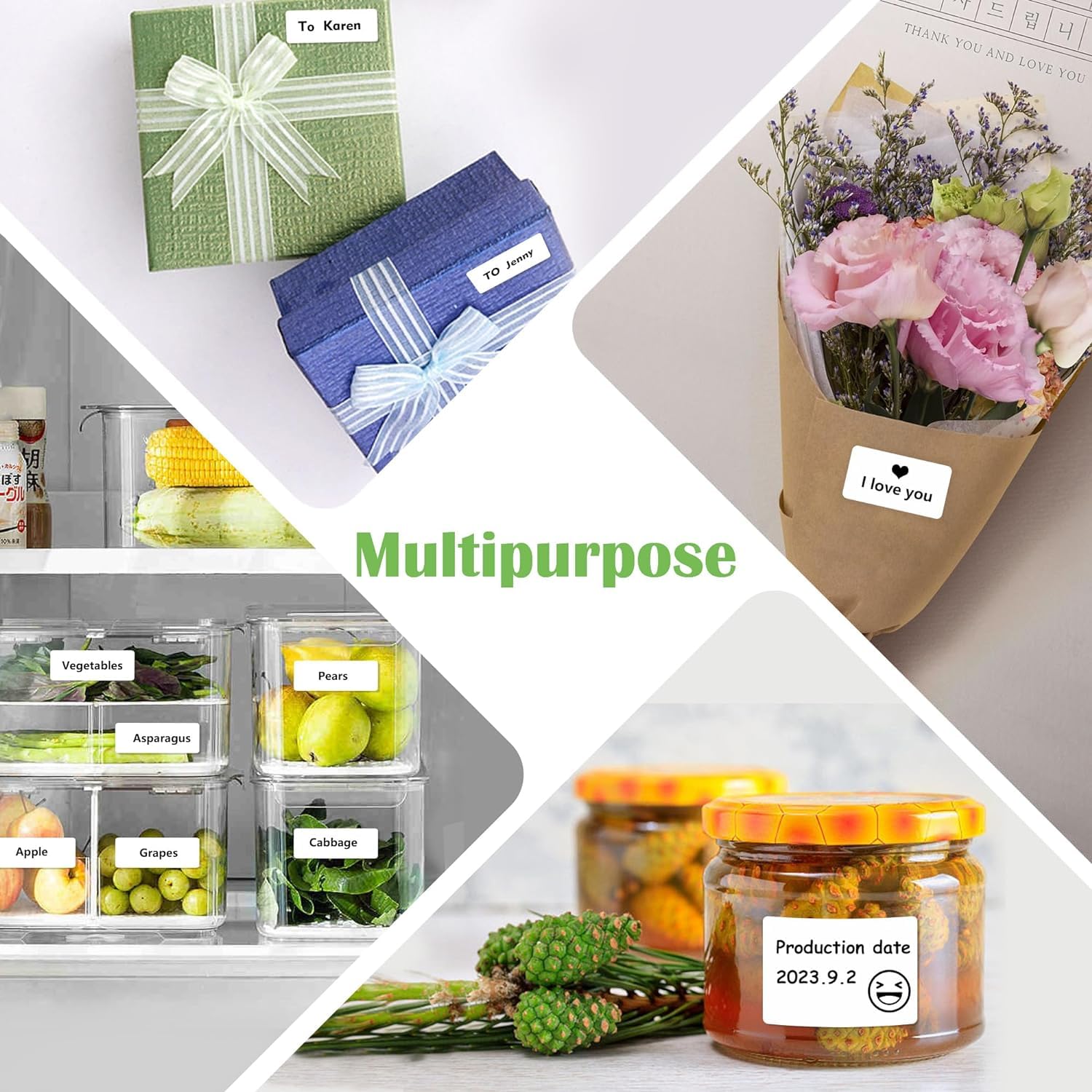 Etichette Termiche 38x25 Mm | 6 Rotoli/7800 Etichette, Perforate, Per Stampanti Zebra - Foto 5