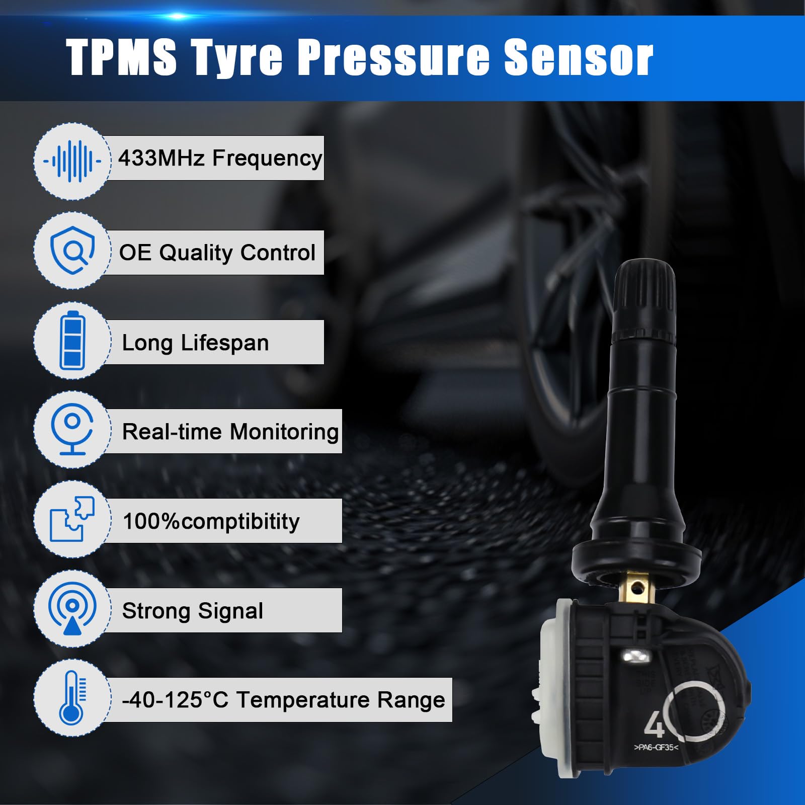 Pcs Car Tire Pressure Sensor Astra K Insignia B Desertcart INDIA