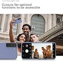 YATWIN Silicone Back Case for Samsung Galaxy S22 Plus, Soft-Touch Phone Back Cover for Samsung Galaxy S22 Plus - Lavender Grey gallery image