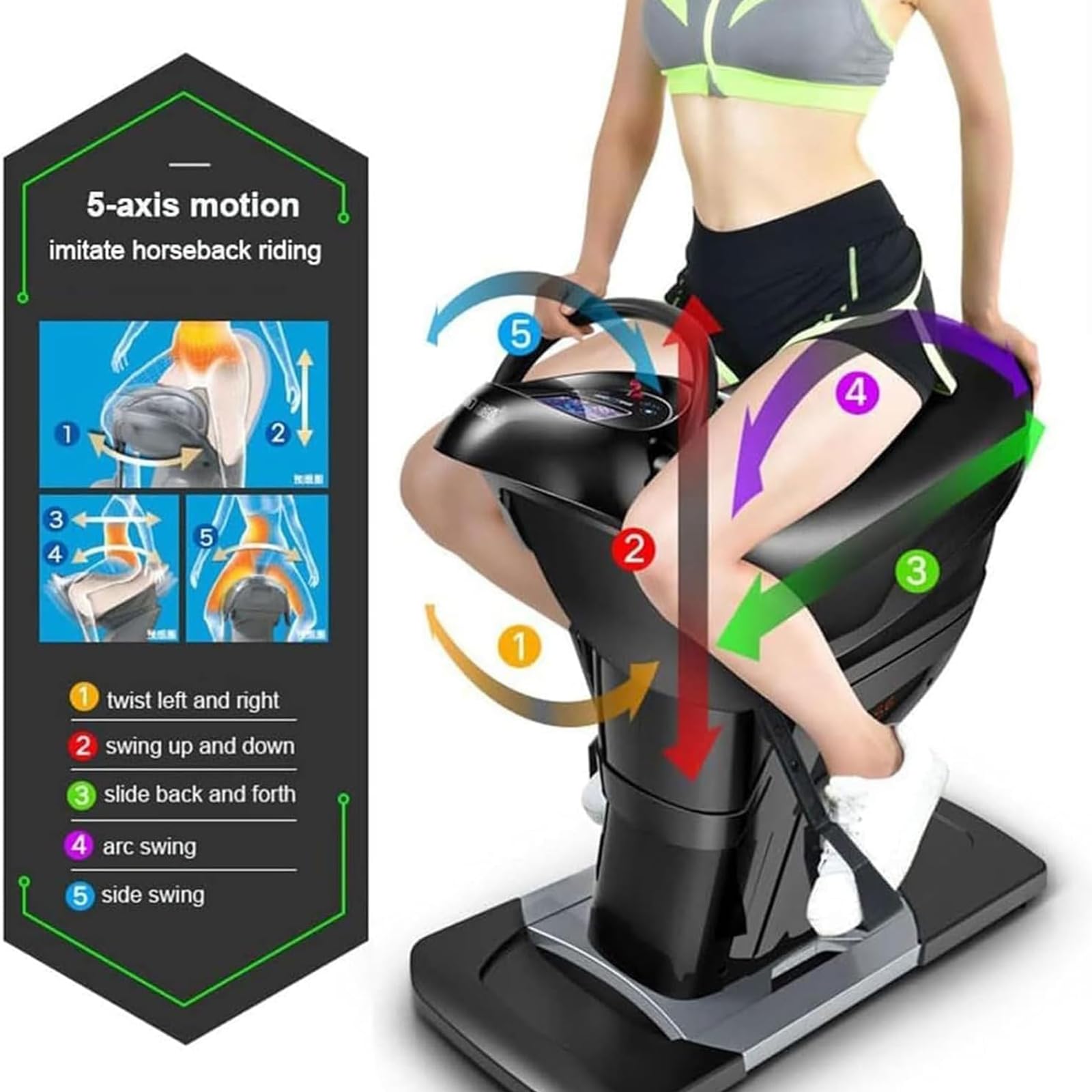 乗馬フィットネスマシン Amazon.co.jp: 屋内乗馬マシン、電動3Dシミュレーション乗馬