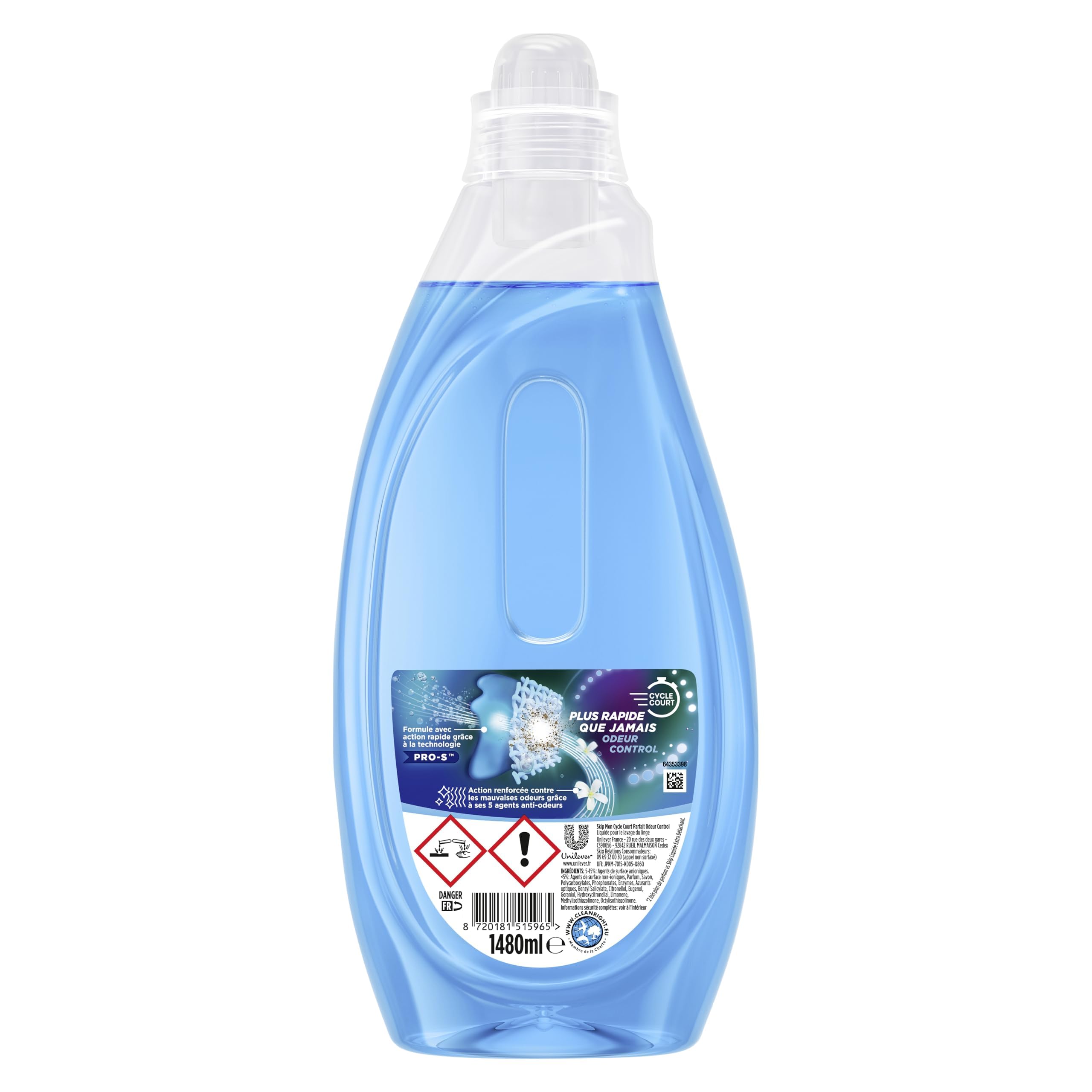Skip Detergente Líquido Mi Ciclo Corto Perfecto Olor Control, 37 Lavados