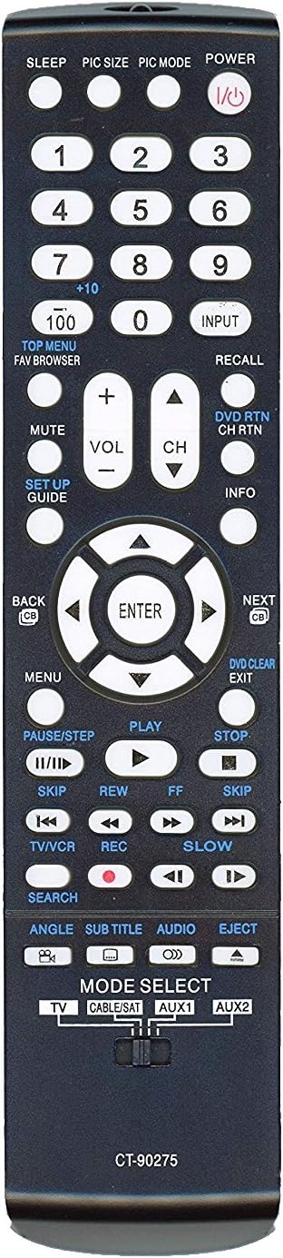 New LCD HDTV Remote Control for Toshiba CT-90275 19AV501U 19AV51U 37HL67S 42HL117 42HL17 42HL67U 42LZ196 47LZ19