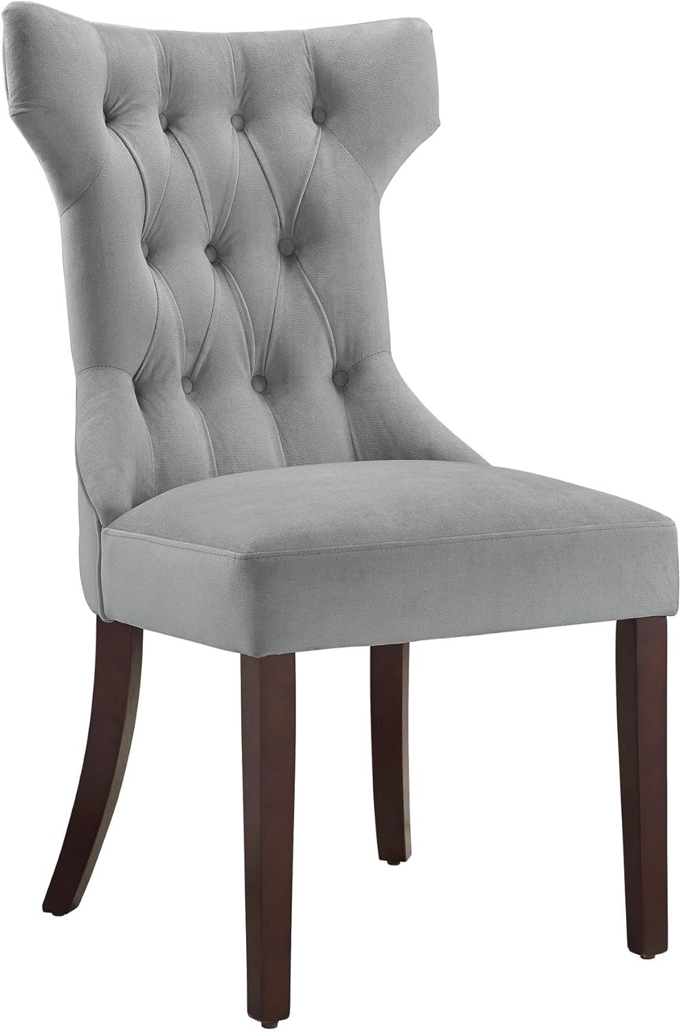 Dorel Living Clairborne Upholstered dining chair, set of 2, Gray - Chairs