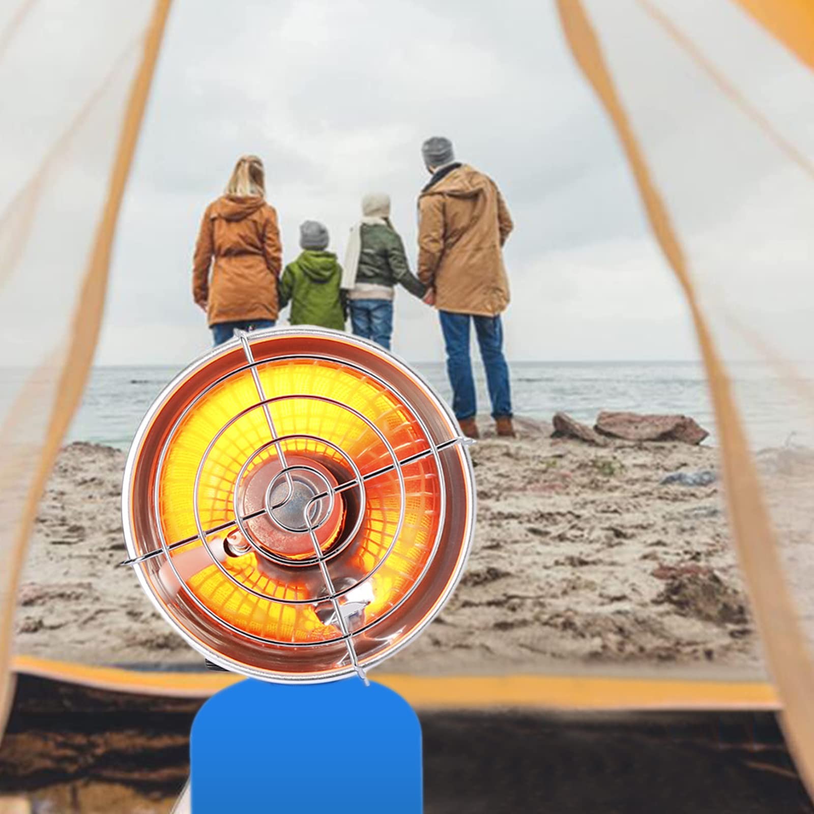 Amazon.com: Ailgely Portable Heater, Outdoor Camping Gas Heater, Mini Space  Heater, for Outdoor Tent Camping Hiking Fishing : Home u0026 Kitchen