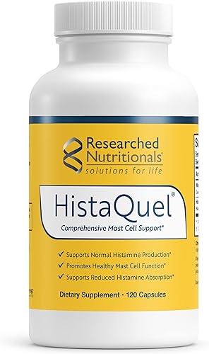 Researched Nutritionals HistaQuel - Soporte de mastocitos - Apoya la producción normal de histamina y la respuesta del sistema inmunológico con