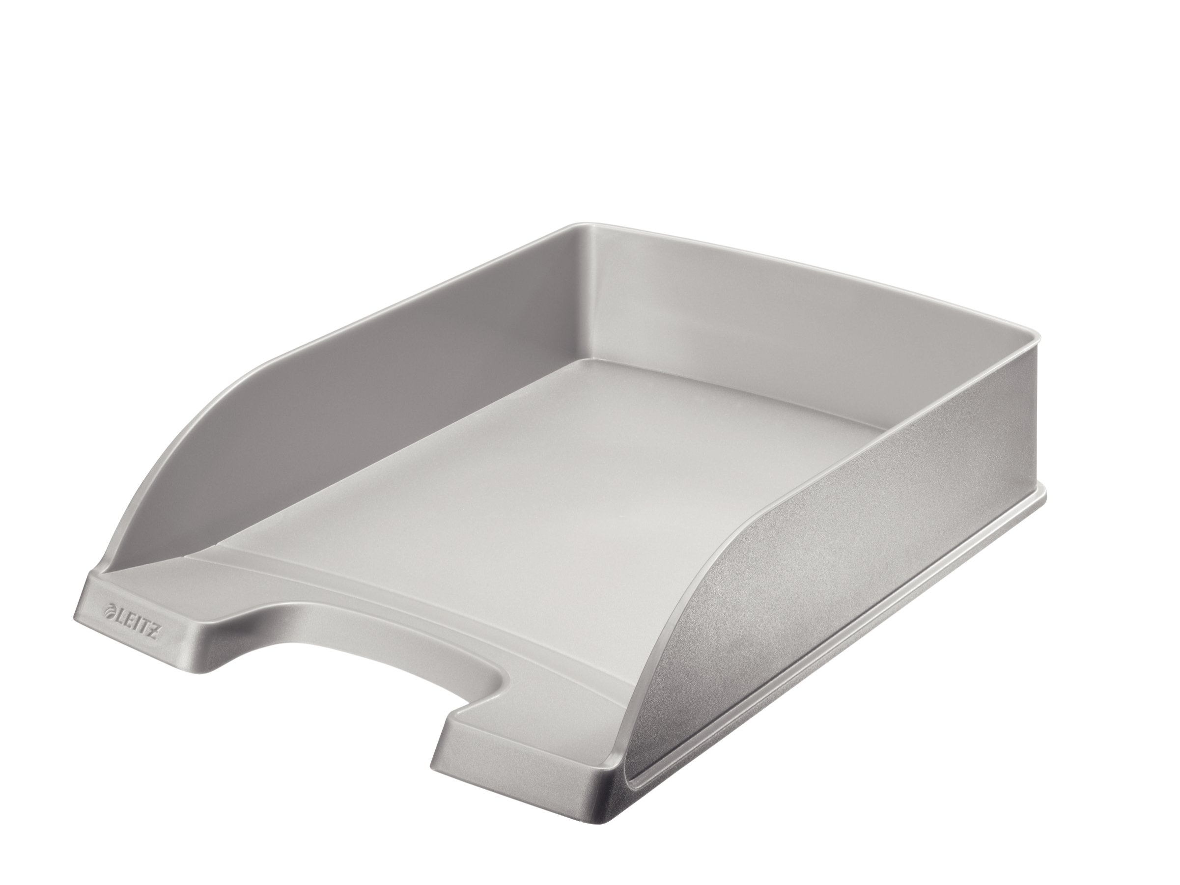 Leitz Plus Standard Briefkorb, A4 (‎Silber, 10 - Pack + Schildchen)