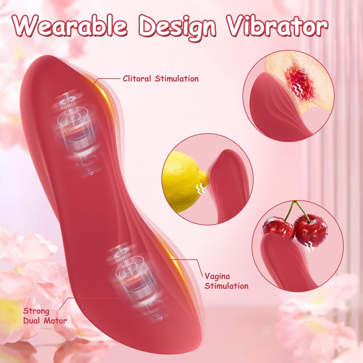 Remote Control Wearable Panty Clitoral Vibrator Adult Sex Toys G Spot Butterfly Vibrators for Women with 10 Vibration Modes, Magnetic Charging Clitoral Stimulator for Women and Couples Pleasure