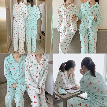 ルームウェア・パジャマ ichigochan Amazon | [Mitigo] ルームウェア 3三点セット クレヨンしんちゃん風