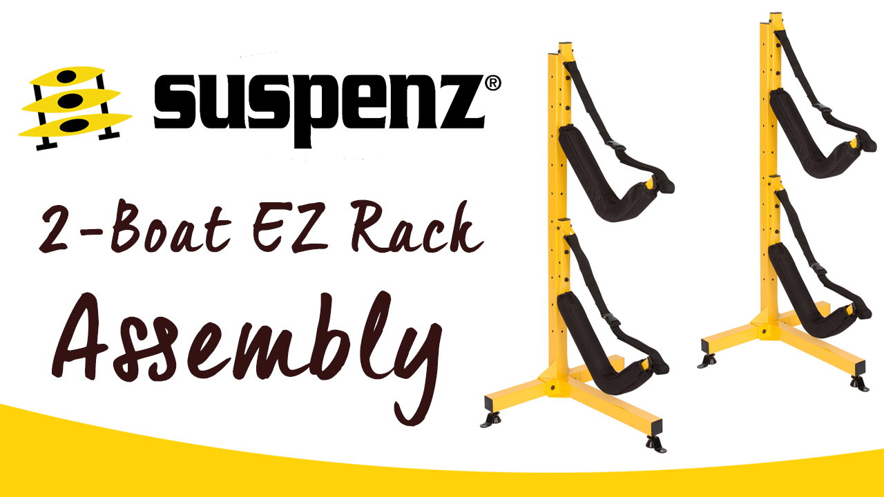 Snapklik.com : Suspenz Kayak Storage Rack, 2-Boat EZ Rack For Kayak ...