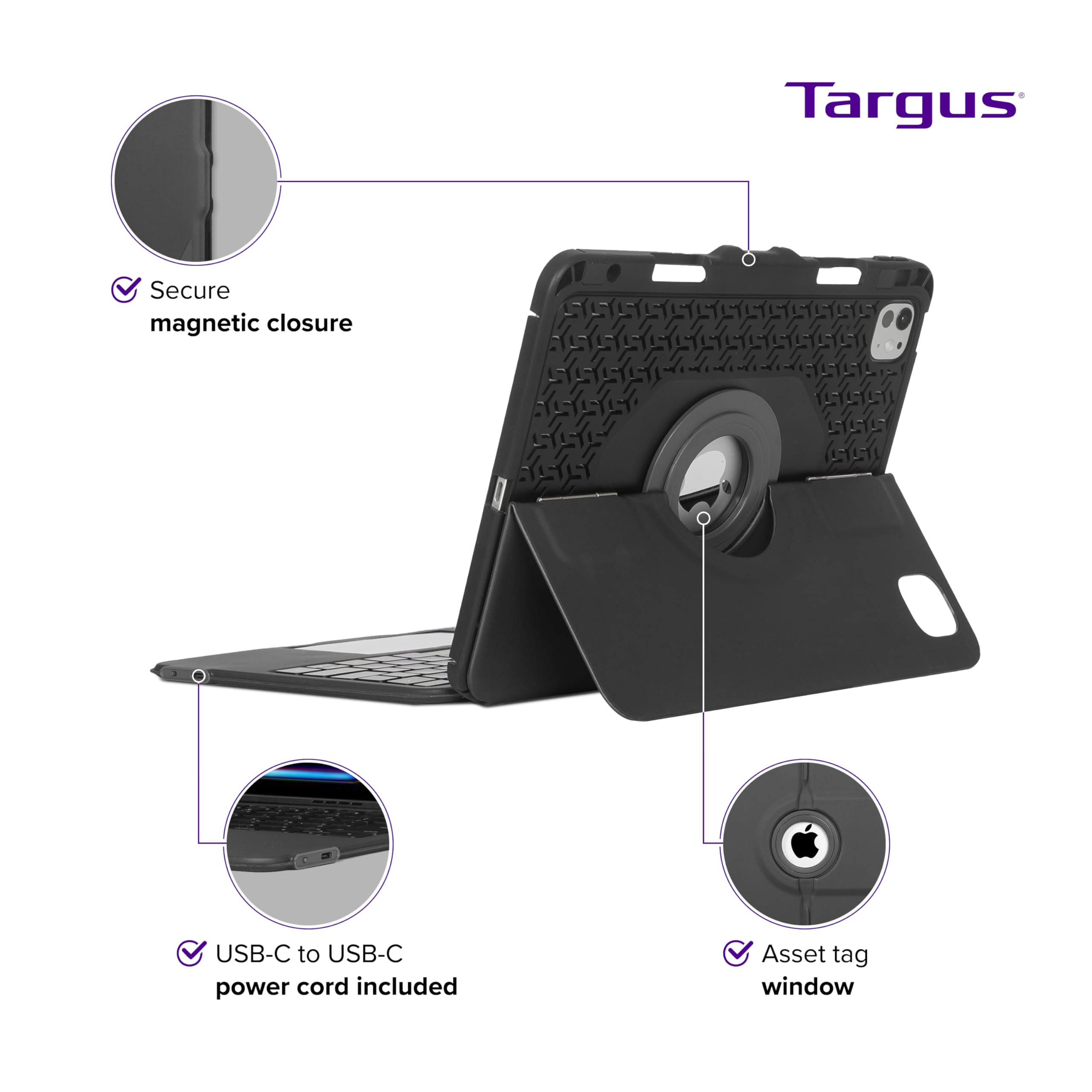 Amazon.com: Targus VersaVu Bluetooth Keyboard Case for iPad Pro 11