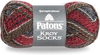 Patons Kroy Socks Yarn Grey Brown Marl