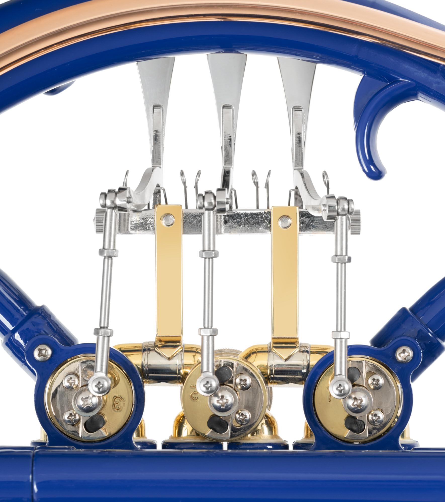 Classic Cantabile WH-20BL MardiBrass Corno Francese in plastica blu, con bocchino e custodia con spallacci. Per principianti e professionisti. Resistente, impermeabile, leggero e robusto.