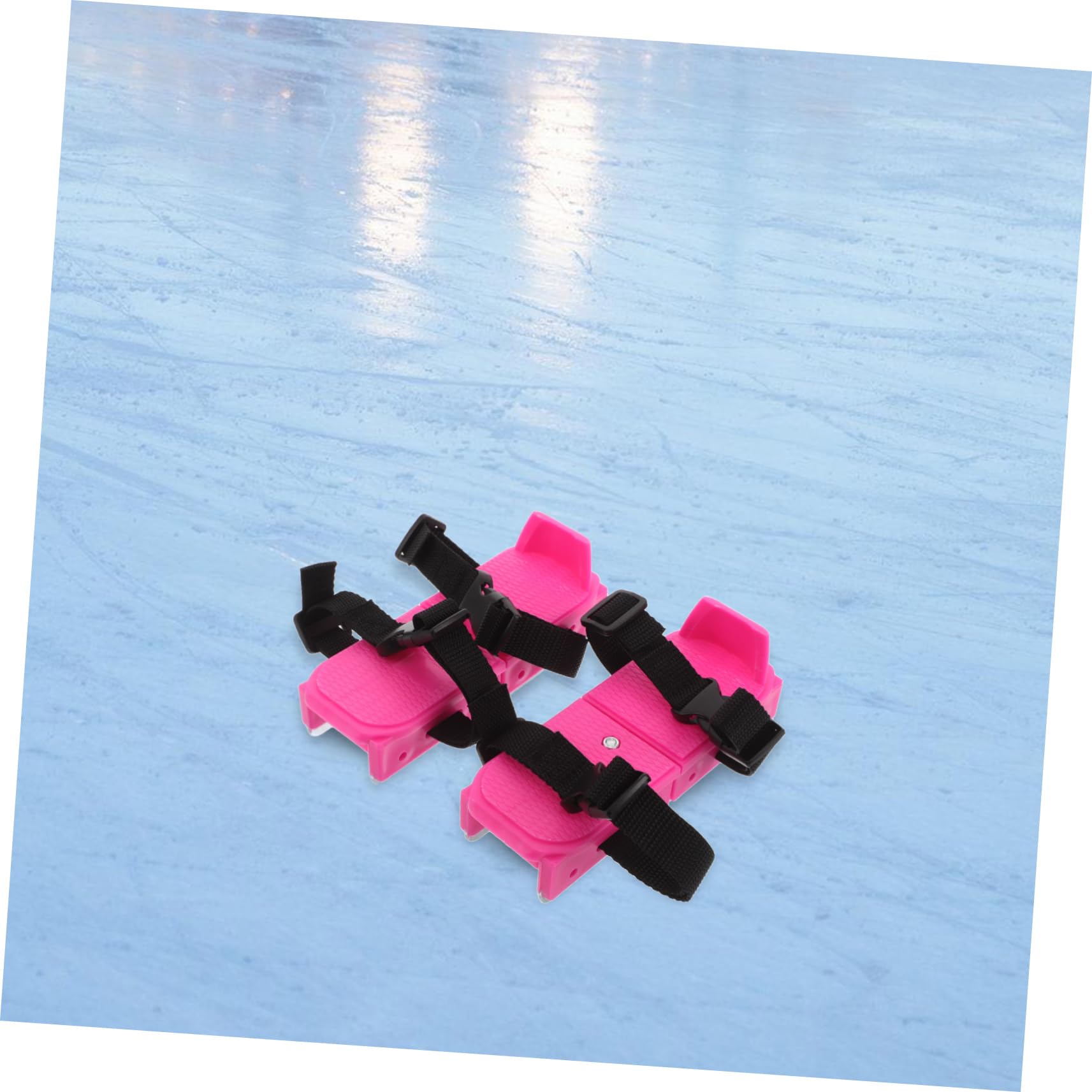 SUPVOX Pattini da Ghiaccio Rosa per Ragazzi Regolabili vestibilità Sicura e Versatilità Scarpe da Neve in Pp+Metallo per Sport Invernali All'aperto