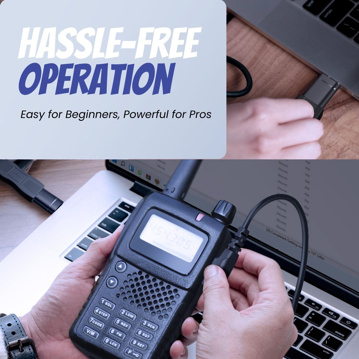 Cavo di programmazione TNP FTDI USB per radio Baofeng e Kenwood, cavo da 0,9 m