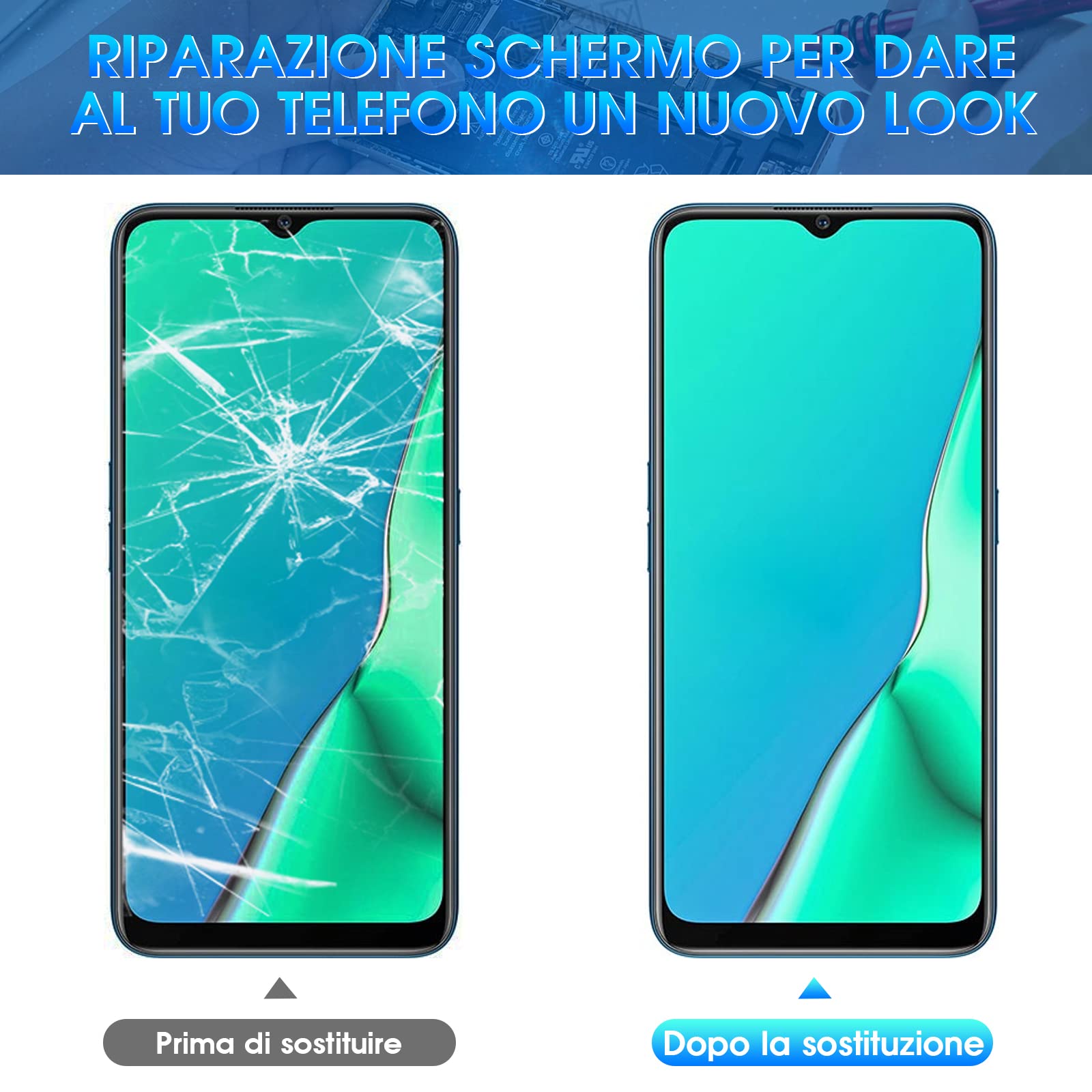 OPPO - ヤマ For OPPO A9 2020 A11x CPH1937 CPH1939 LCD Display Touch