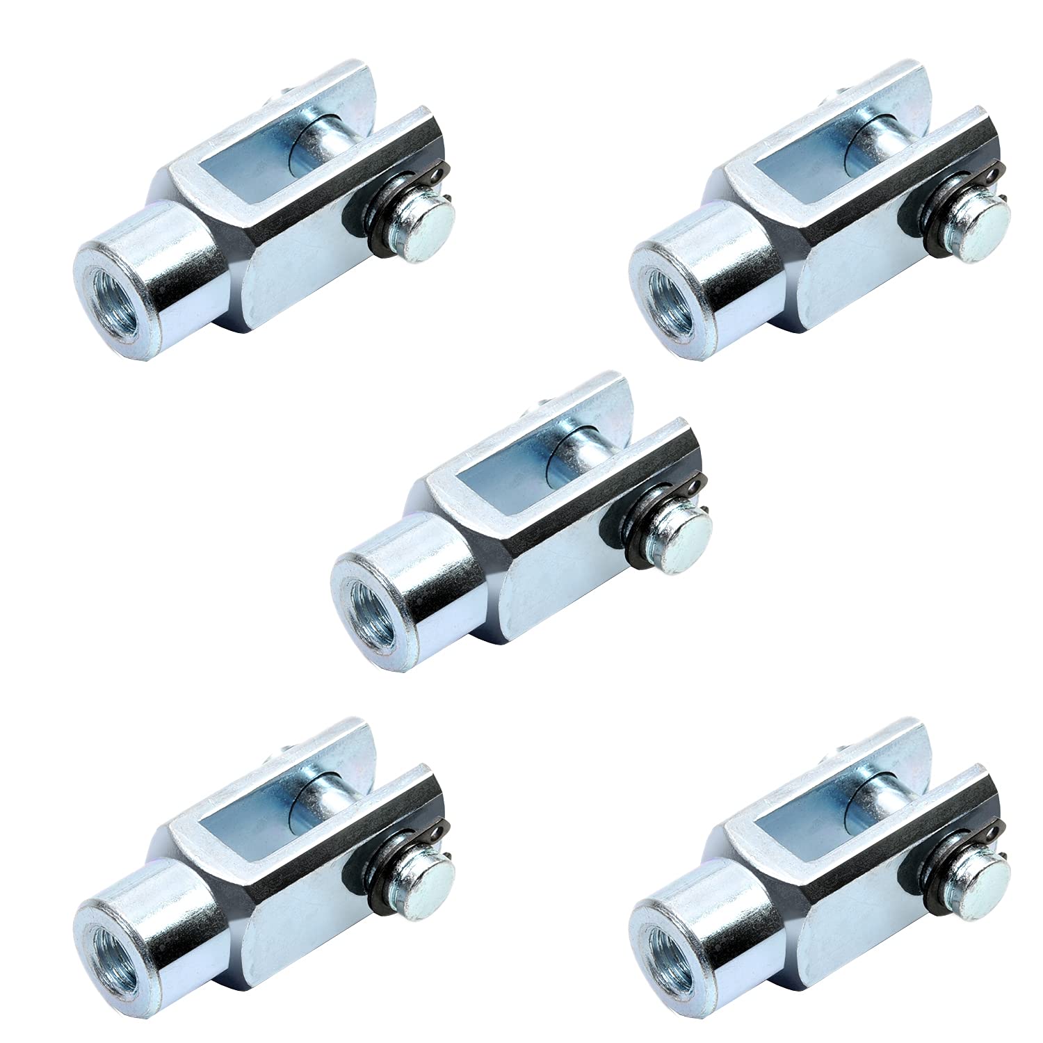 Othmro 5pcs Air Cylinder Rod Clevis End 40mm Length M8x1.25 Female Thread Y Connector Amazon