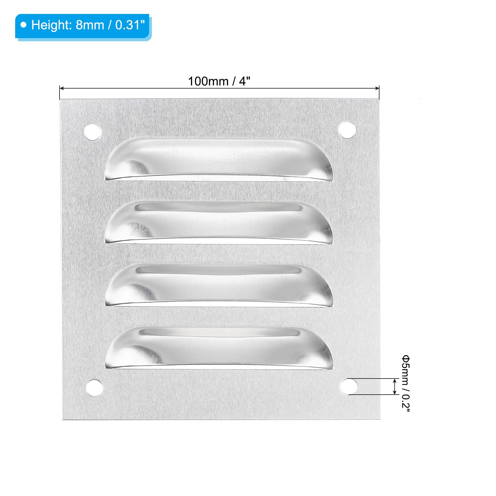 PATIKIL 4 x 4 Inch Vent Cover - Image 2