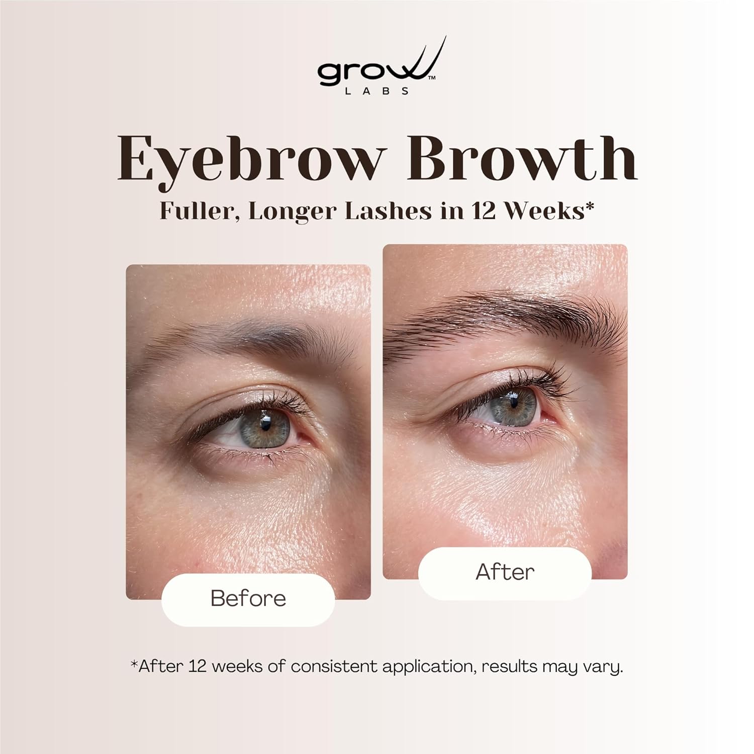 Eyebrow Growth Serum – with Biotin & Peptides – Regrow Eyebrow Hair – Nourishing Formula for Thicker, Fuller, Natural-Looking Brows – Vegan, Cruelty-Free – Made in USA – 5 ml - Image 2