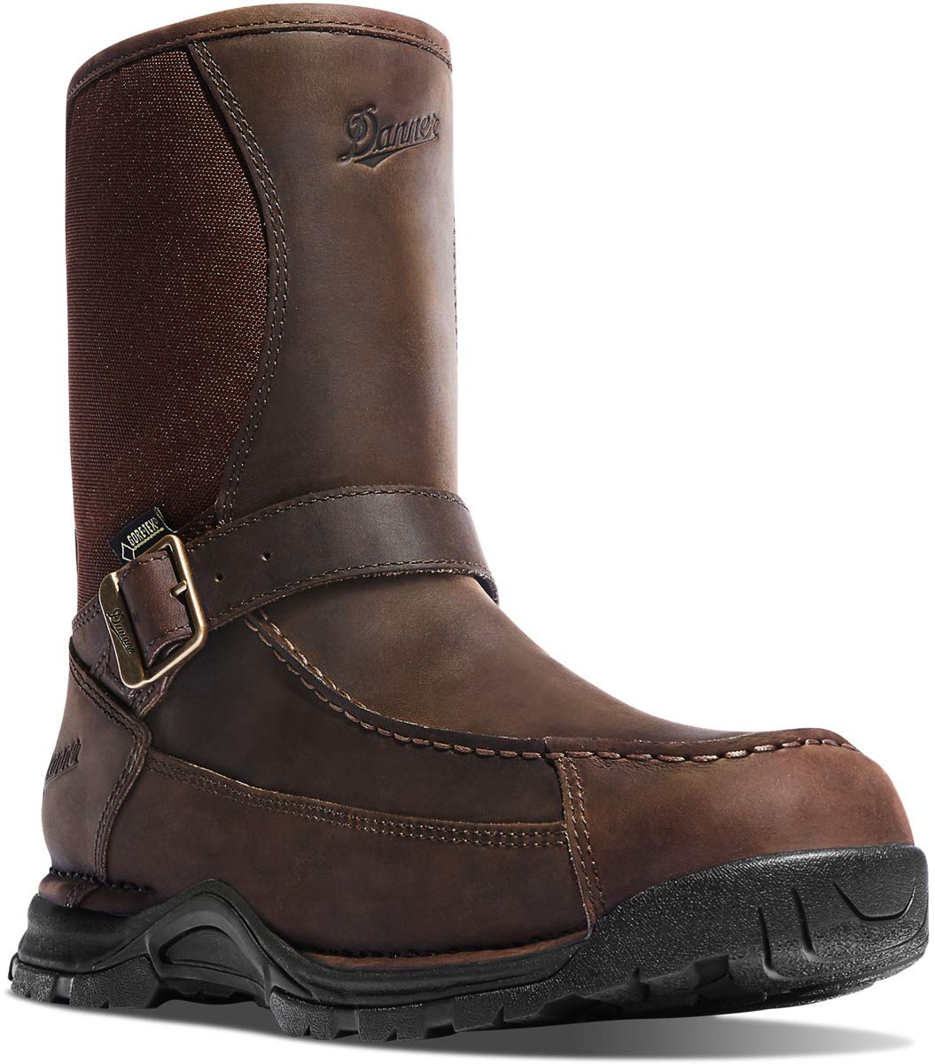 Danner Sharptail 10 Rear-Zip Hunting Upland Hiking Boots for Men - Waterproof Full-Grain Leather 900D Nylon with Gore-Tex