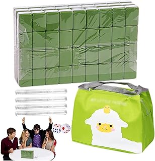mahjong set Mini mahjong portátil 144 peças conjunto de mahjong chinês portátil com bolsa de viagem mah-jong viagem família lazer tempo mahjong chinês