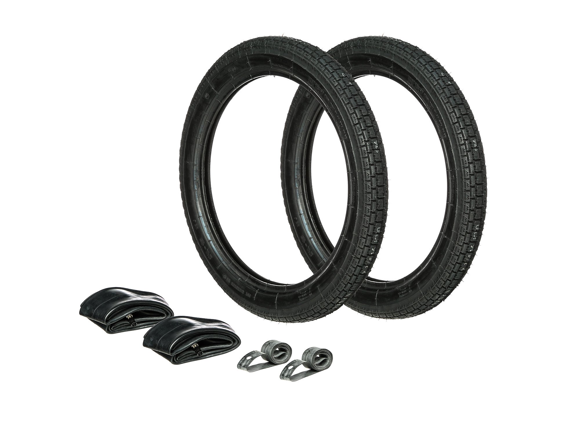 AKF Set: 2x Reifen 2.75 x 16 Heidenau K30 + 2x Schläuche + 2x Felgenband