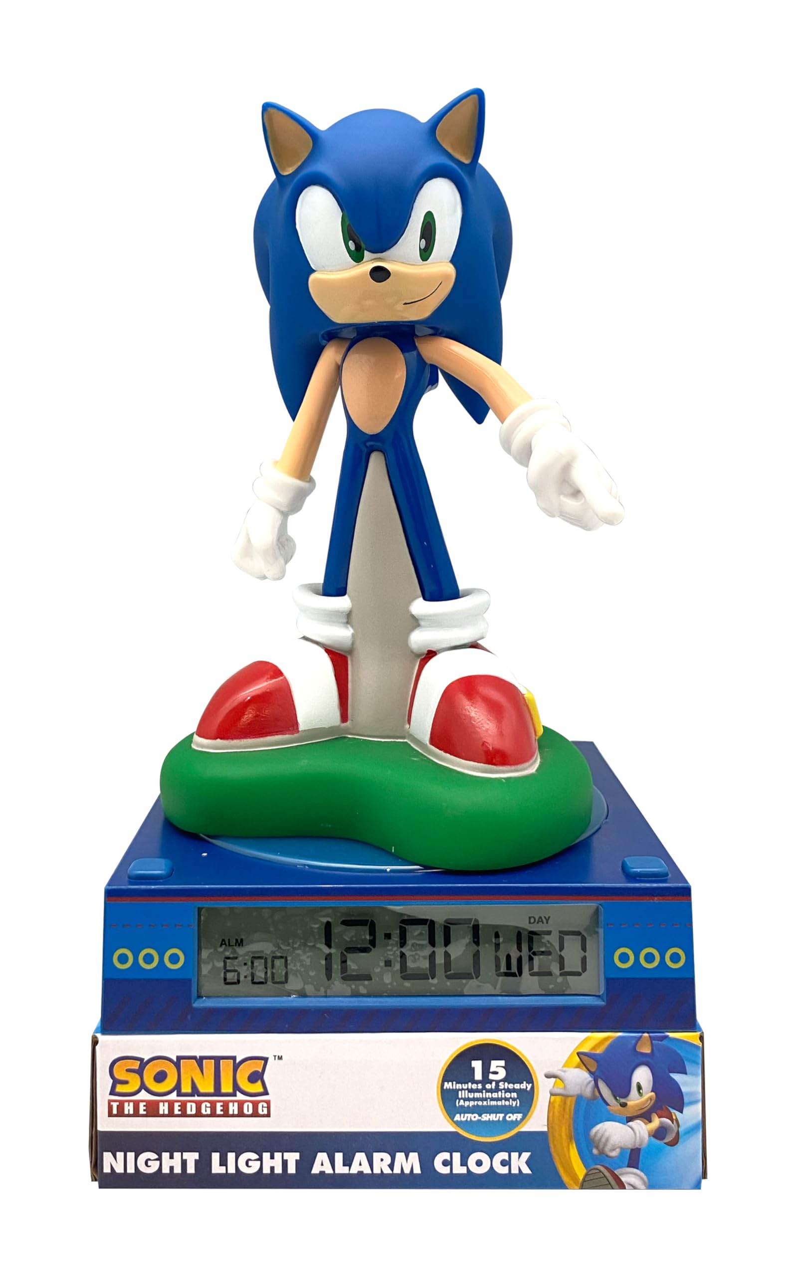 Kids Licensing - Lampada per bambini 3D Sonic, luce notturna, decorazione per bambini, ideale come regalo