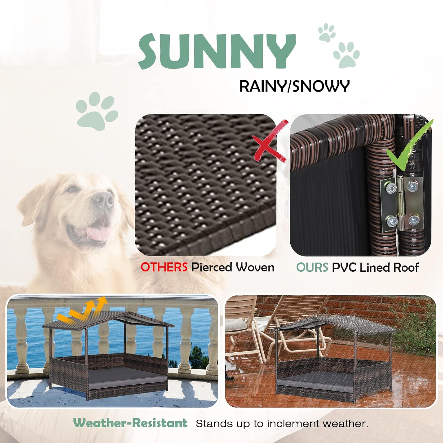 Cozy & Durable: The Ultimate Wicker Dog Bed House Review