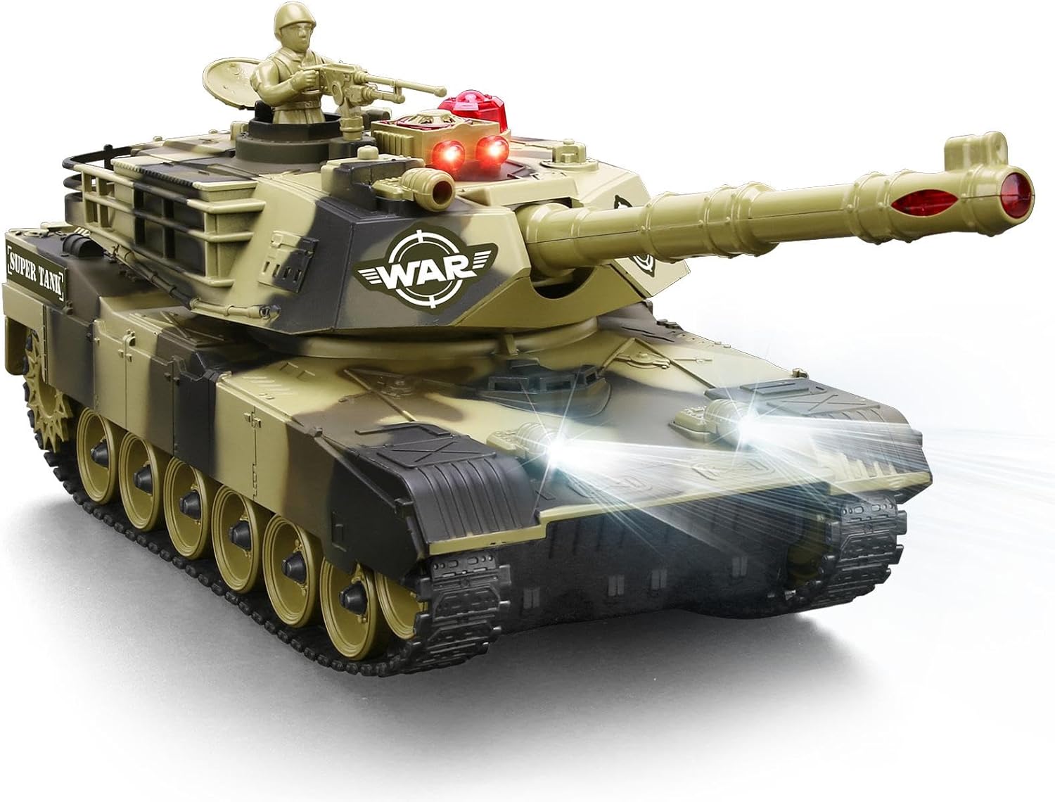 Remote Control Tank for Boys - Kids Simulated Army Tank Toy