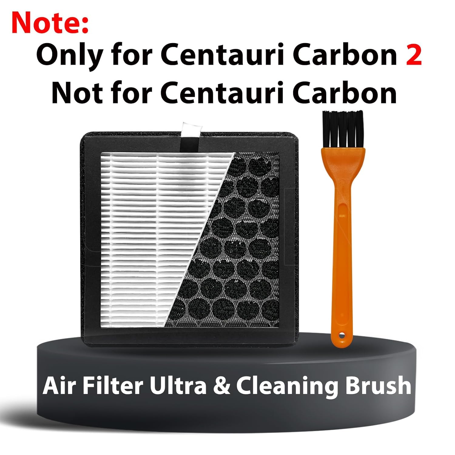 2PK for Elegoo Centauri Carbon 2 Air Filter HEPA13+Activated Carbon Dual Air Filter High Efficiency Odor, Fume, Dust Reduction for Elegoo Air Purifier CC2 3D Printer Upgraded Accessories not for CC