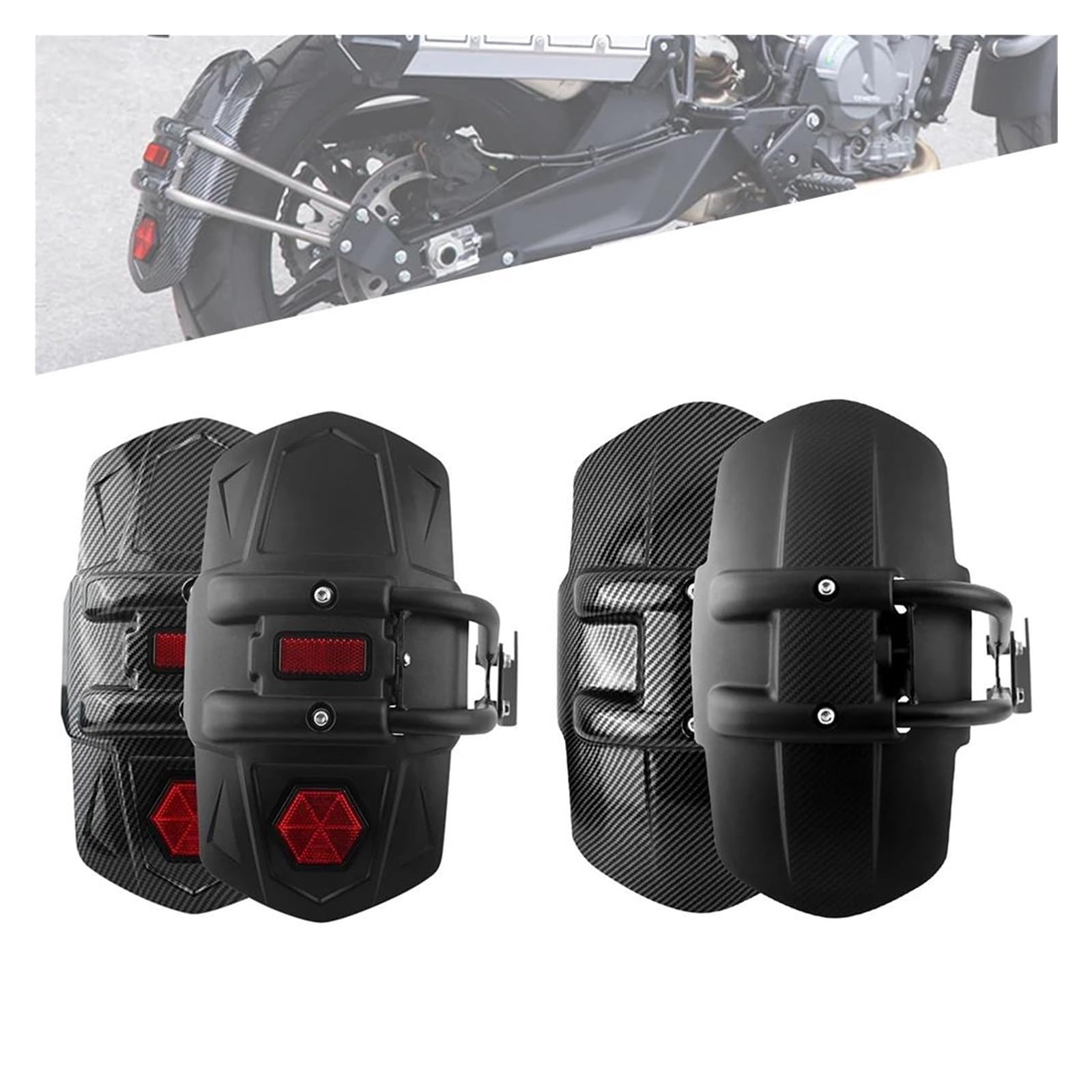 Parafango Moto Per BMW Per S1000R S1000RR S1000XR | Accessori moto Parafango Parafango posteriore Paraspruzzi anteriore HIOPILKIKG