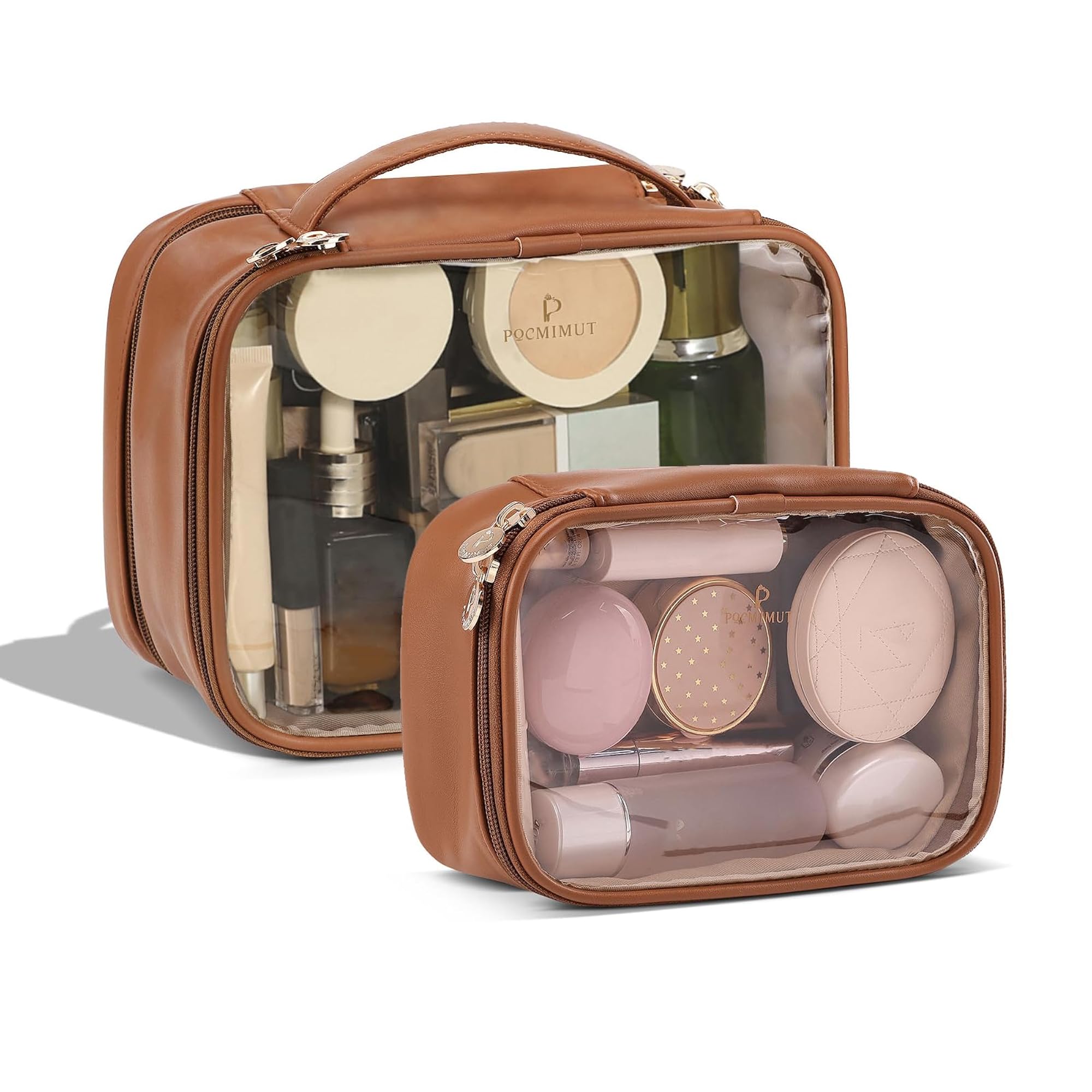 Mini Clear Makeup Bag Travel Toiletry Pouch