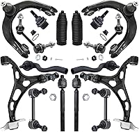 Vista 14 de Detroit Axle - Kit de suspensión frontal de 15 piezas para Jeep Grand Cherokee 99-04 1999 2000 2001 2002 2003 2004, brazos de control superior e
