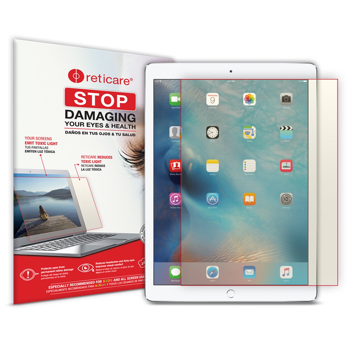 RETICAREEye & Screen Protector for Apple IPAD PRO 12,9´´ White