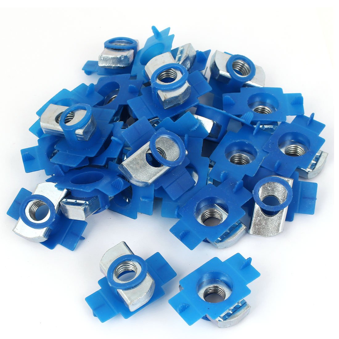 M12 Plastic Cover Carbon Steel Non Spring Plain Channel Nuts 25pcs (0c5bef43cda310609b80c6a0469abb6e)