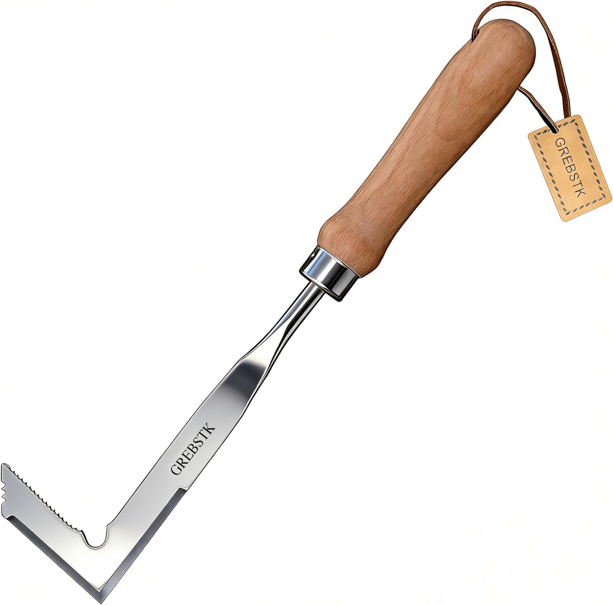 GREBSTK Crack Weeder Crevice Weeding Tool Manual Weeder Beech Handle Lawn Yard Gardening Tool