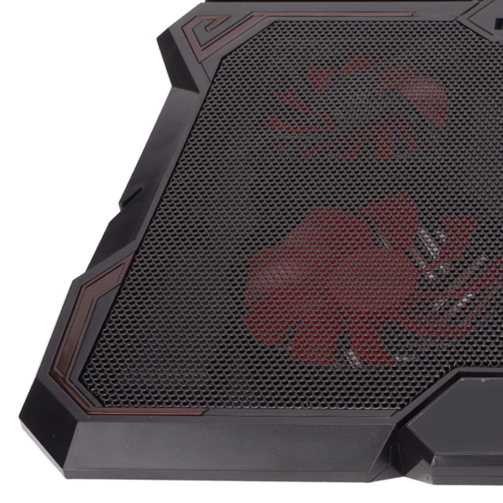 Raffreddatore per Laptop Ventola Ultra Sottile Alimentata tramite USB con Velocità Regolabile con 6 Ventole Silenziose Schermo LED per Laptop da 12" a 17,3" per Gaming Work Office
