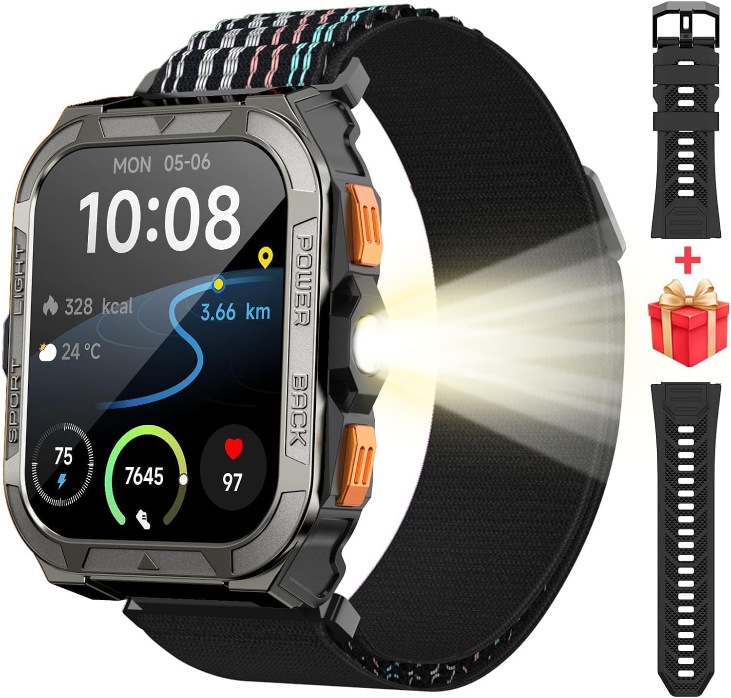 Smartwatch Blackview Militar com GPS